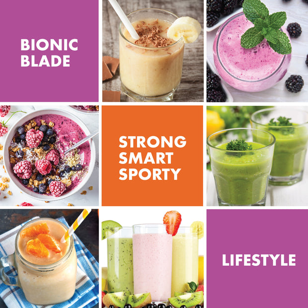Bionic Blade Smoothie Blender Personal Portable Rechargeable Blender Juicer Protein Mikshake Maker Extra Travel Bottle